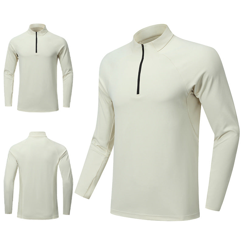 Herren Funktionslangarmshirt mit Reißverschluss Aliams