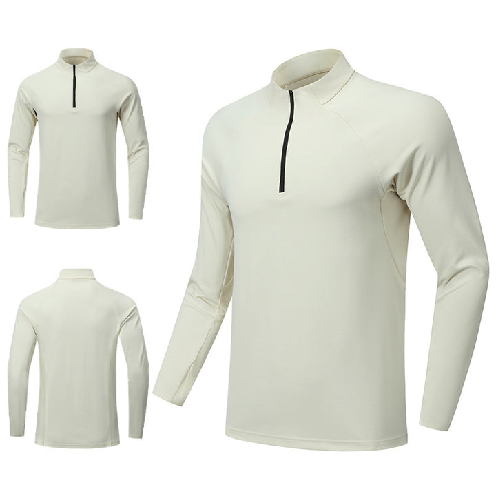 Herren Funktionslangarmshirt mit Reißverschluss Aliams