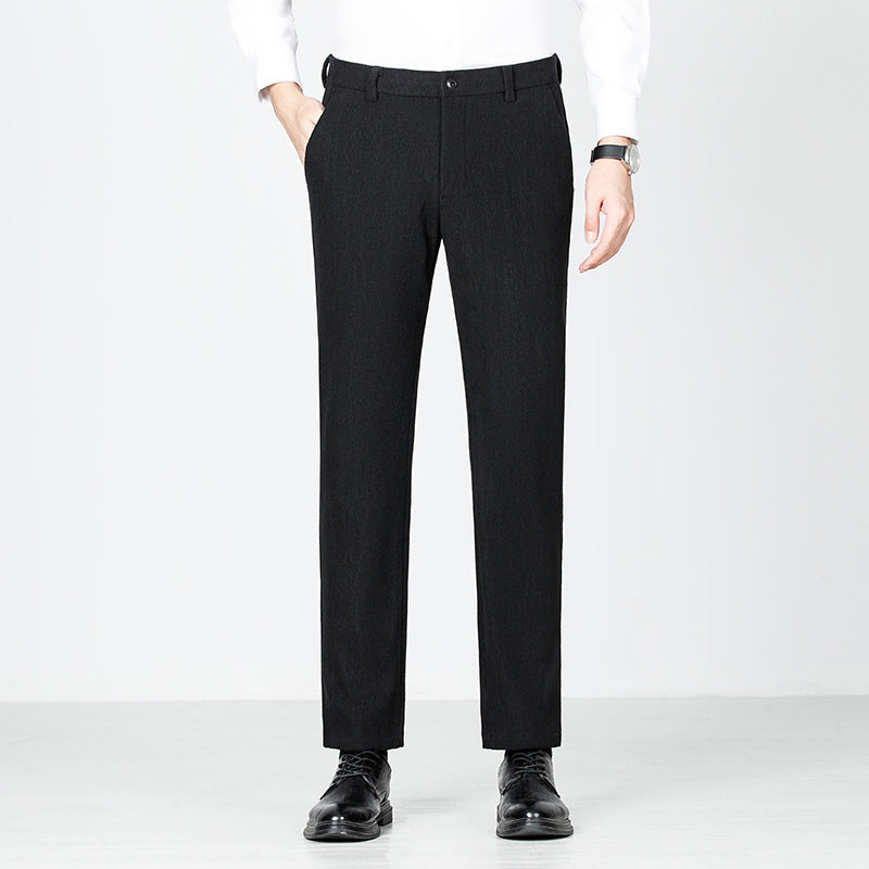 Herren elegante Anzughose mit feiner Struktur und modernem Schnitt Aliams