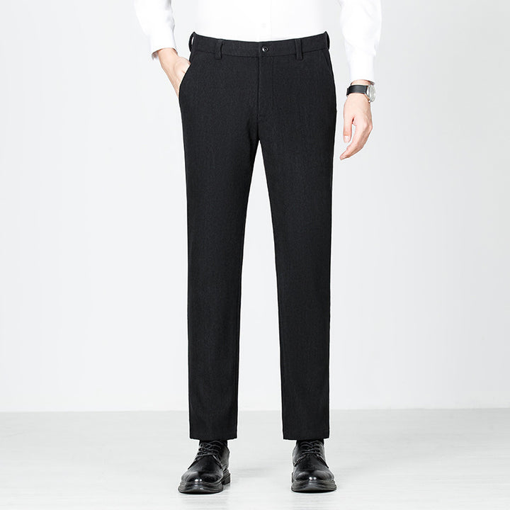 Herren elegante Anzughose mit feiner Struktur und modernem Schnitt Aliams