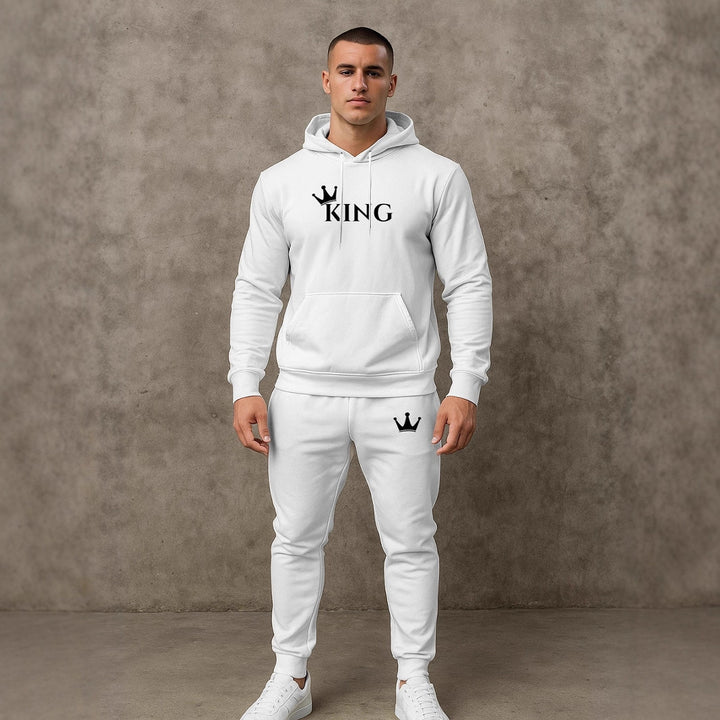 Herren hochwertiger Hoodie und Jogginghose Set Aliams