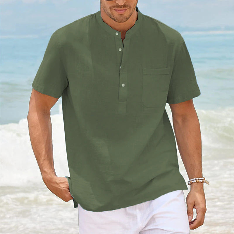 Herren Kurzarm-Hemd Aliams