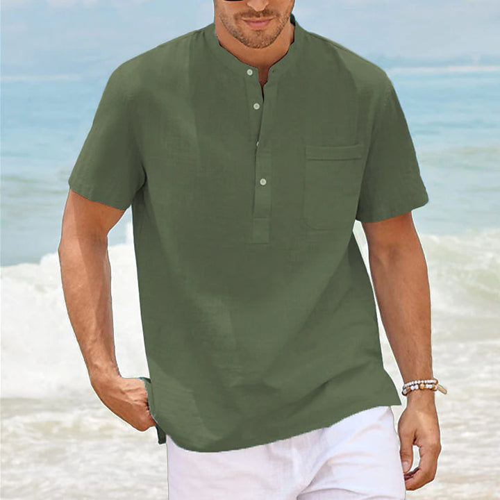 Herren Kurzarm-Hemd Aliams