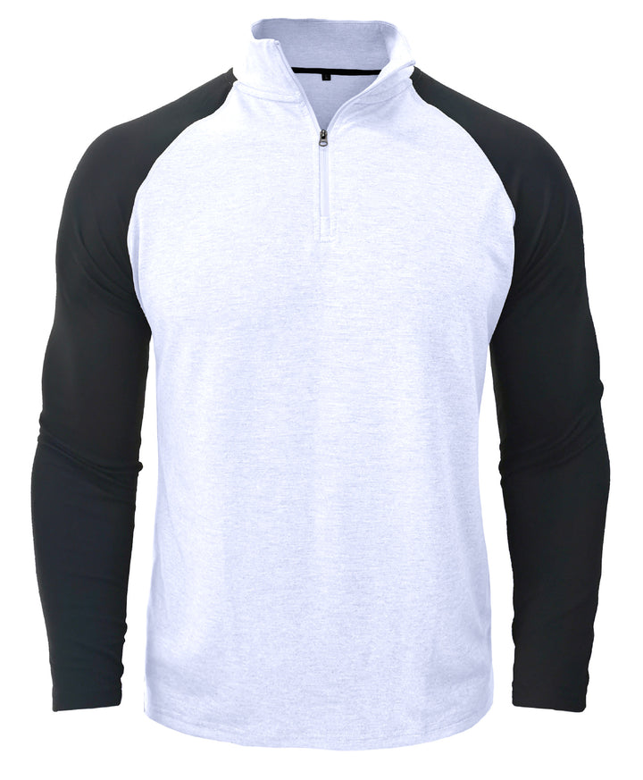 Herren Sportlicher Pullover mit Stehkragen und Reißverschluss Aliams