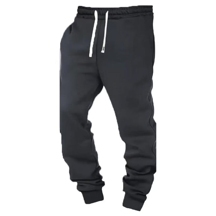 Herren elastische Jogginghose mit seitlichen Taschen Aliams