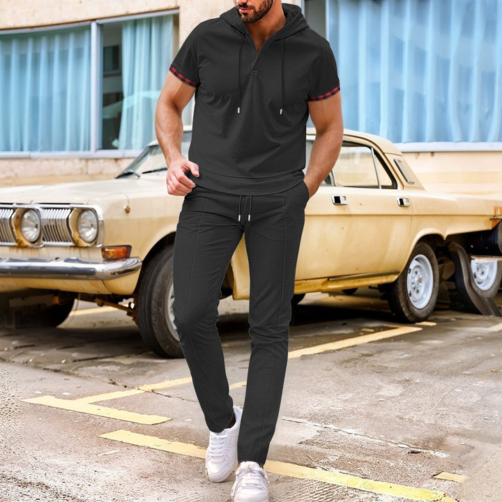 Herren Sportliches Kapuzenset mit funktionalen Taschen und ergonomischem Schnitt Aliams