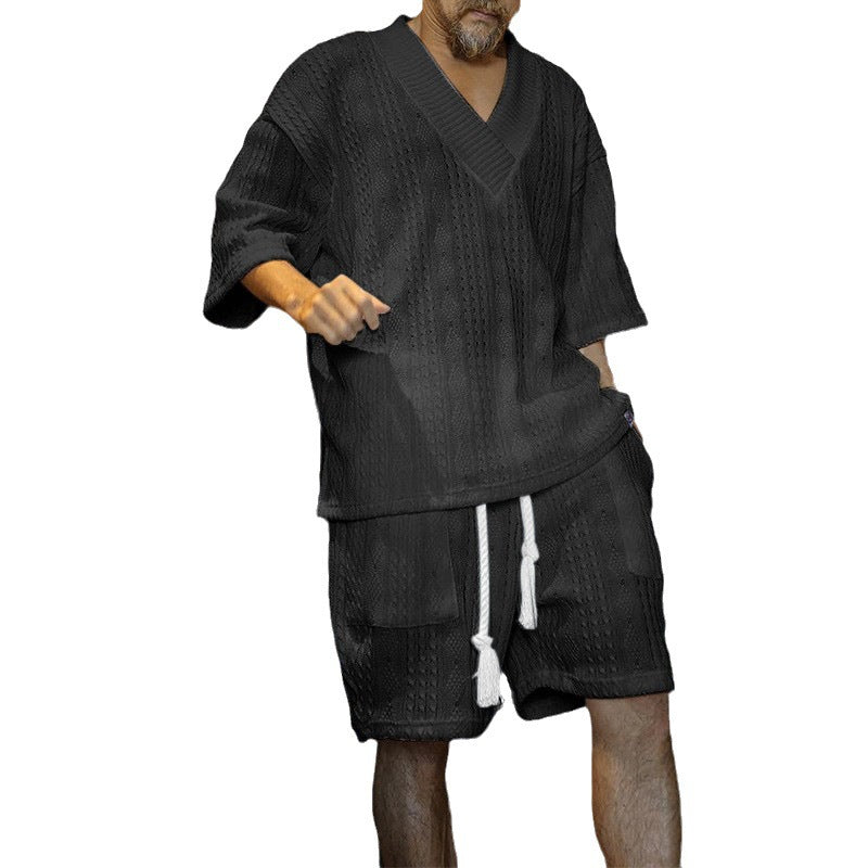 Herren Sommerliches Freizeitset mit lockerer Passform Aliams