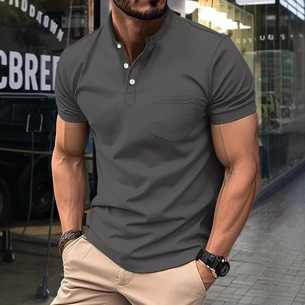 Herren Poloshirt mit modernem Kragen Aliams
