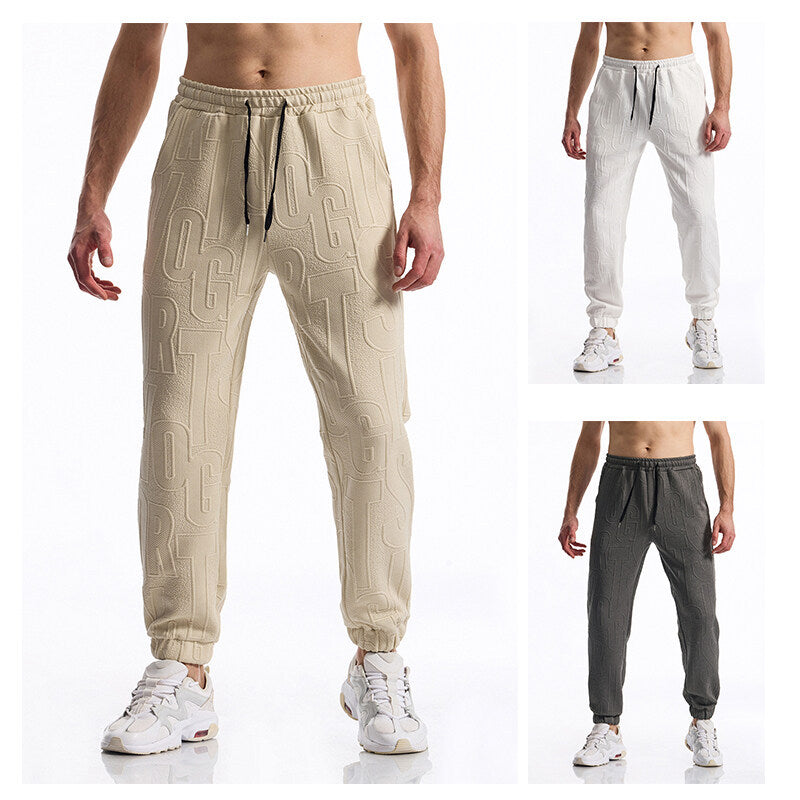 Herren Sportliche Freizeithose mit elastischem Bund und seitlichen Taschen Aliams