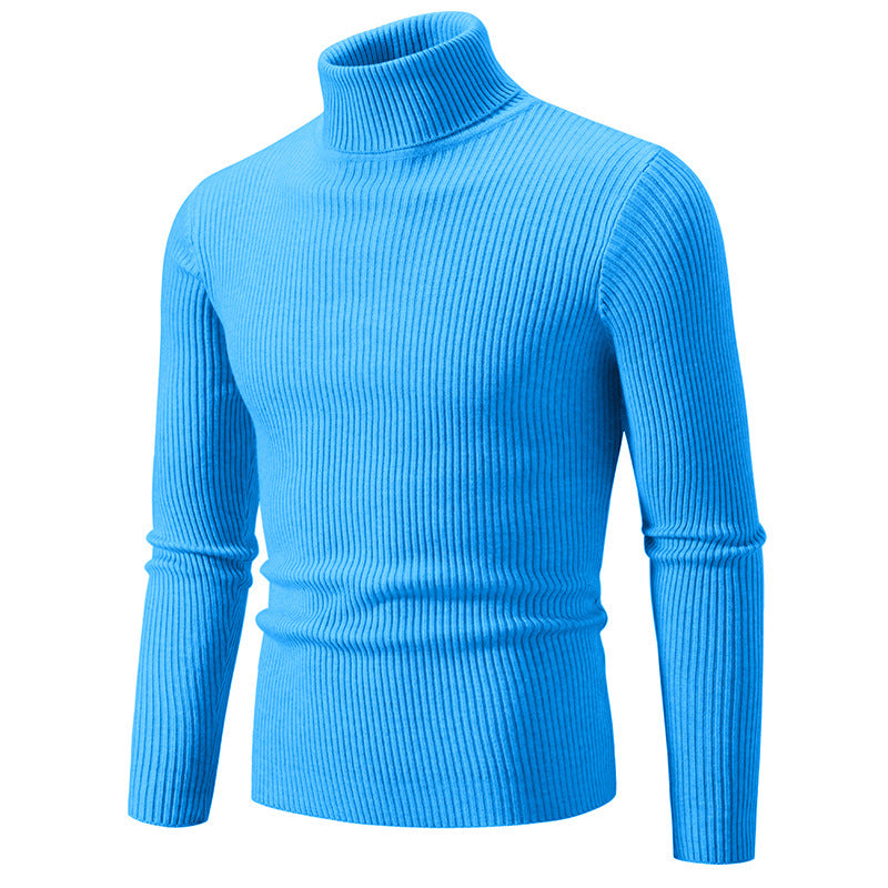 Herren feiner Rollkragenpullover aus langlebigem Strickmaterial Aliams