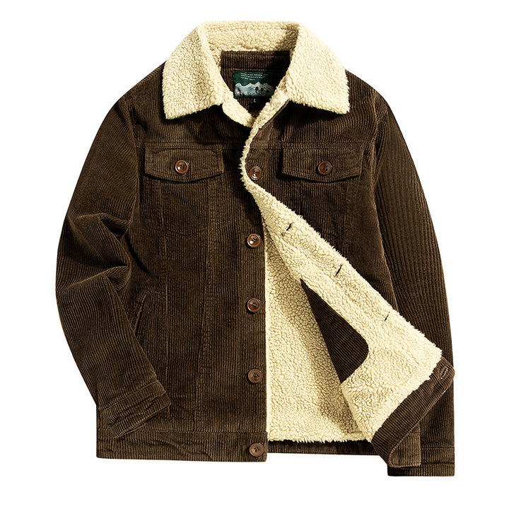 Herren Cordjacke mit kuscheligem Futter Aliams