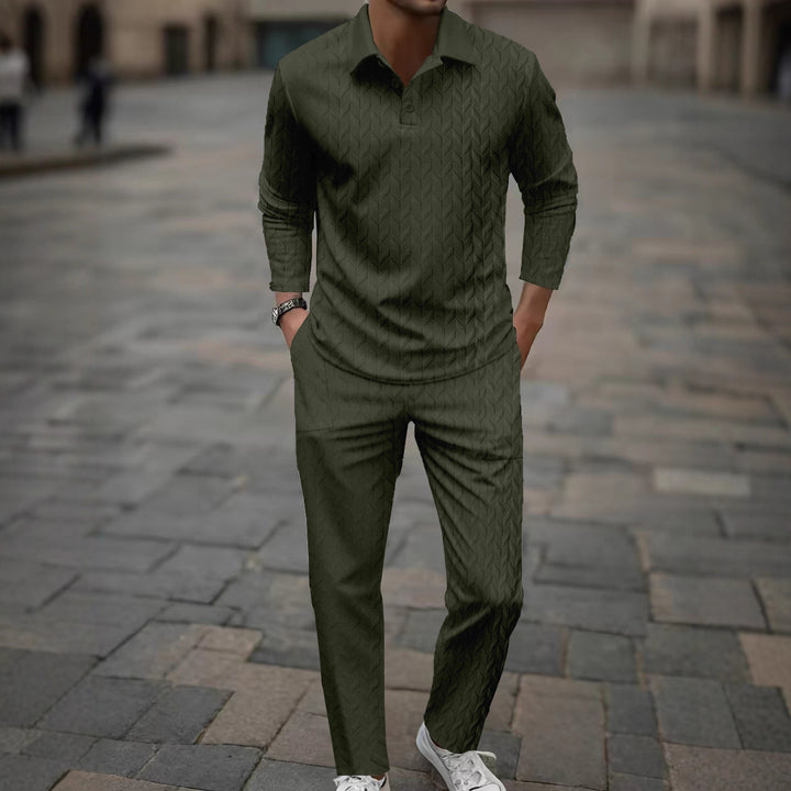 Herren Freizeitanzug mit modernem Strukturdesign Aliams