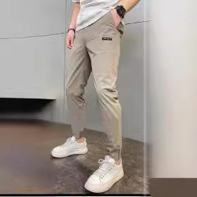 Herren Freizeithose mit praktischen Taschen und elastischem Bund Aliams