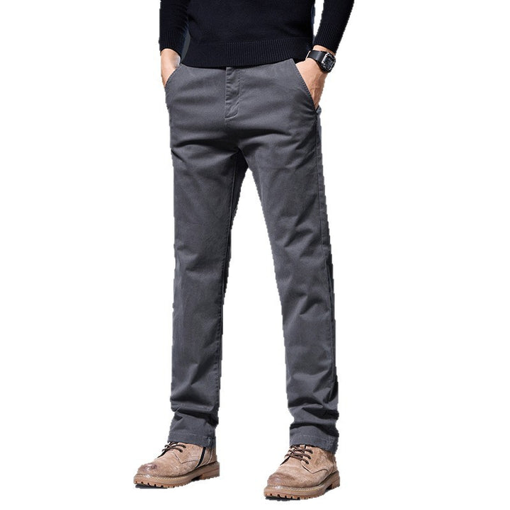 Herren Bequeme Chino-Hose mit praktischen Seitentaschen Aliams