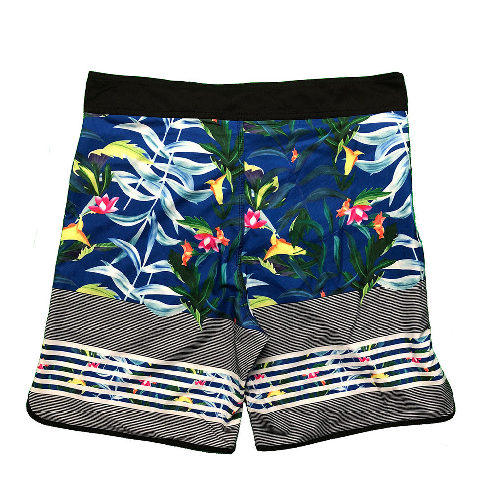 Herren Badeshorts mit modischem Floral-Design und schnelltrocknendem Material Aliams