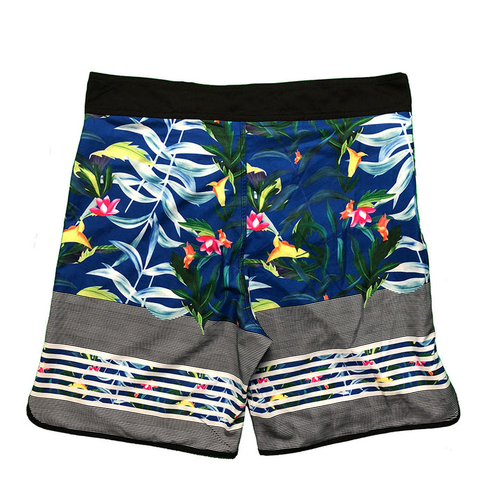Herren Badeshorts mit modischem Floral-Design und schnelltrocknendem Material Aliams