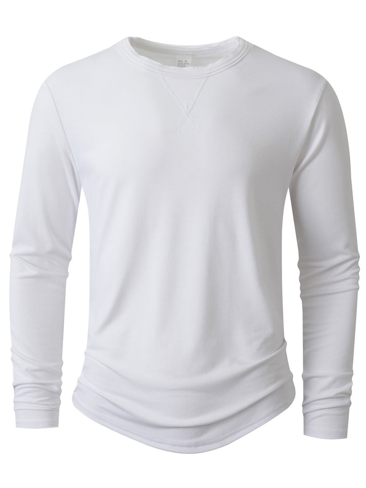 Herren Sportliches Langarmshirt Aliams