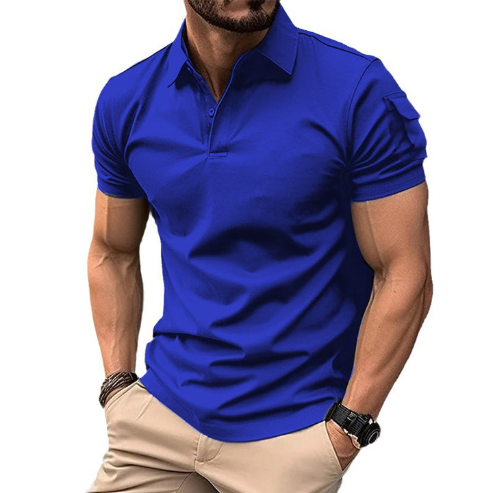 Herren Performance Polo-Shirt mit Utility-Taschen Aliams