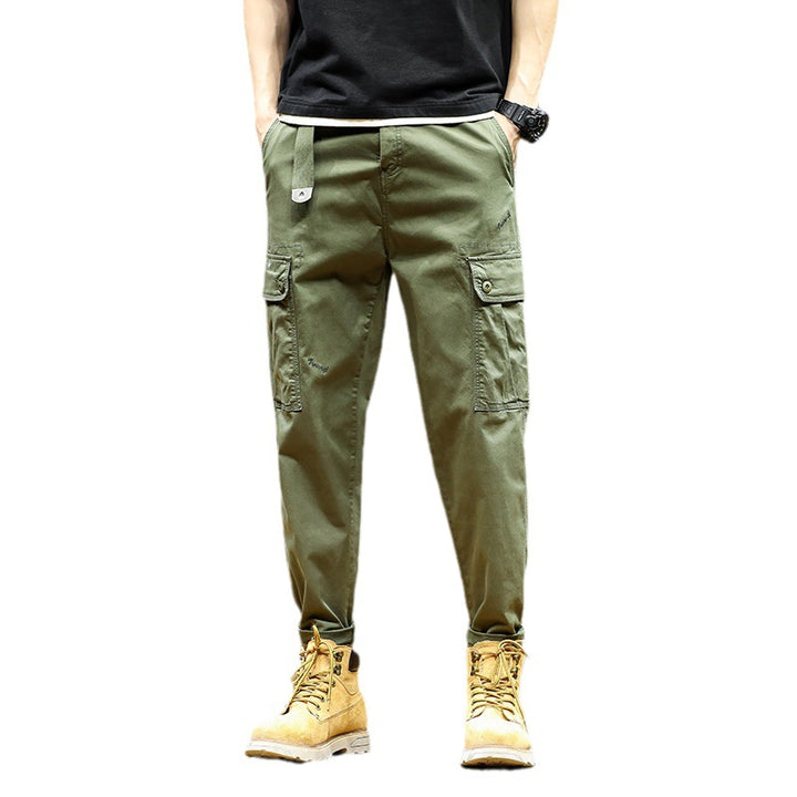 Herren Cargo-Hose mit praktischen Taschen und verstellbarem Bund Aliams