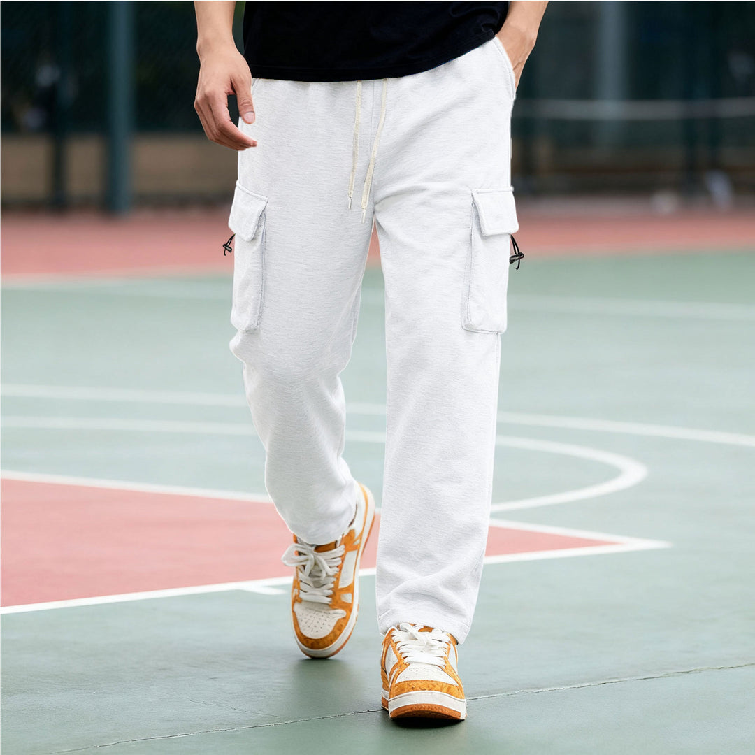 Herren Cargo-Hose mit elastischem Bund und praktischen Seitentaschen Aliams