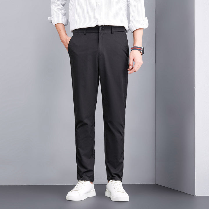 Herren schicke Slim-Fit Freizeithosen Aliams