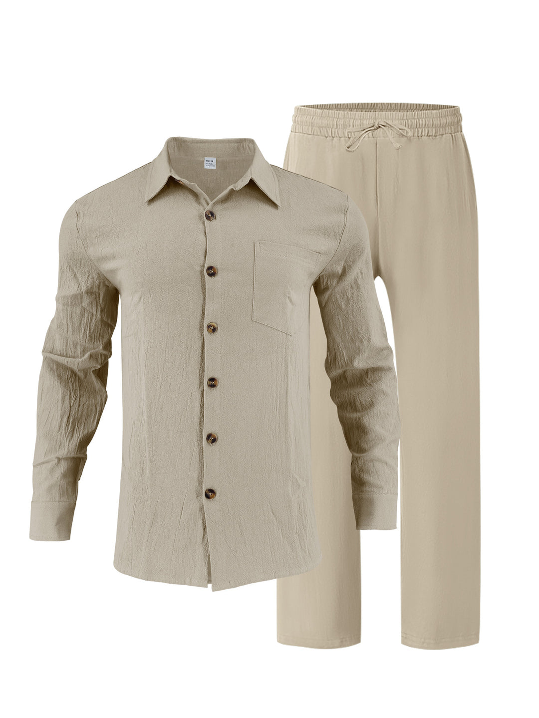 Herren elegante Hemd und Freizeithose Set Aliams