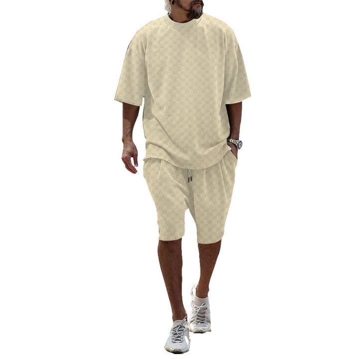 Herren sportliches Kurzarmset aus atmungsaktivem Material Aliams