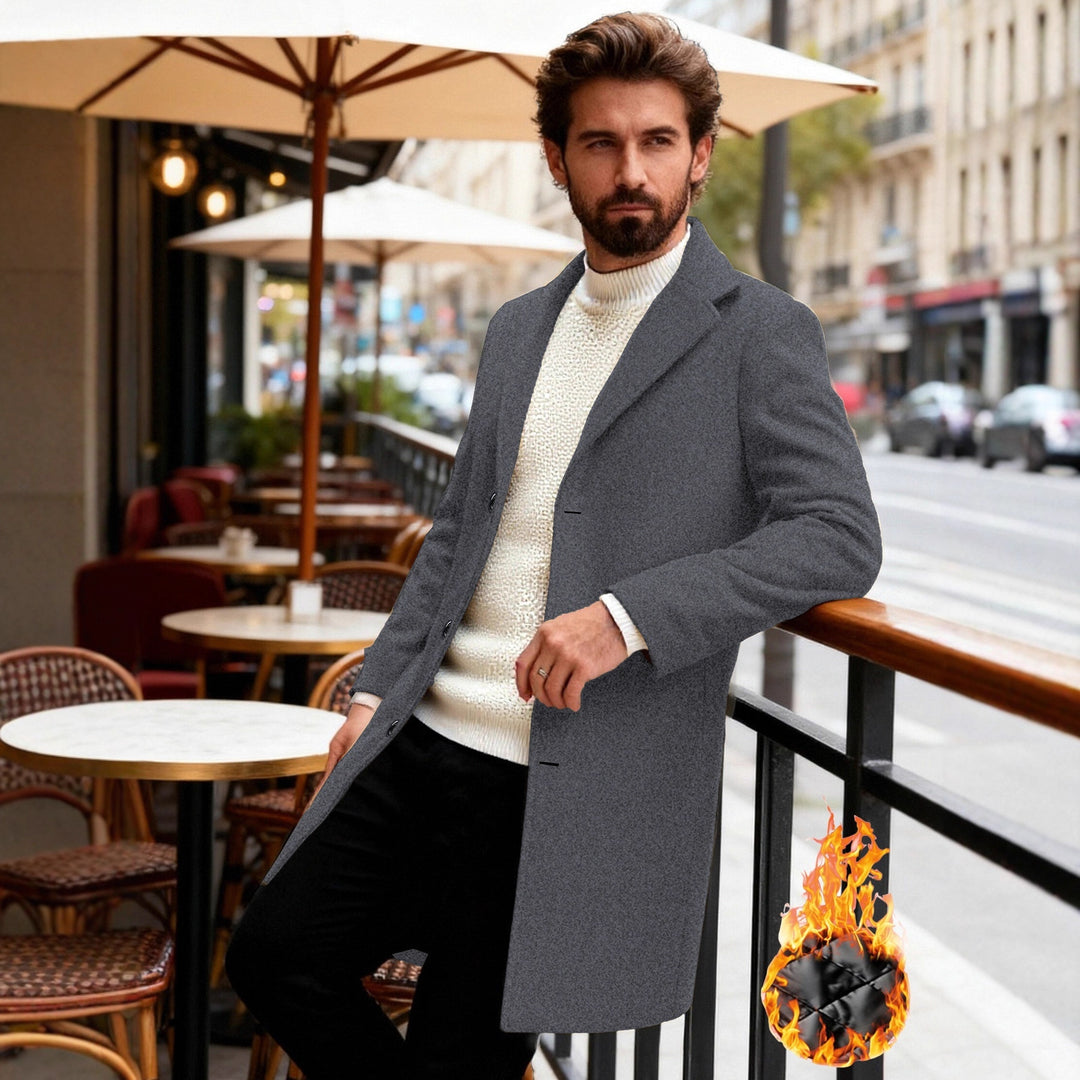 Herren eleganter, klassischer Übergangsblazer Aliams