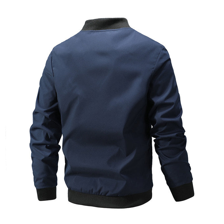 Herren stylische Übergangsjacke mit elastischen Ärmelbündchen und atmungsaktiven Materialien Aliams