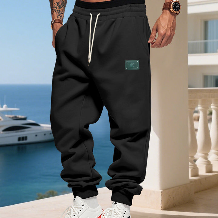 Herren bequeme Relaxed-Fit Sweatpants mit elastischem Bund und funktionalen Taschen Aliams