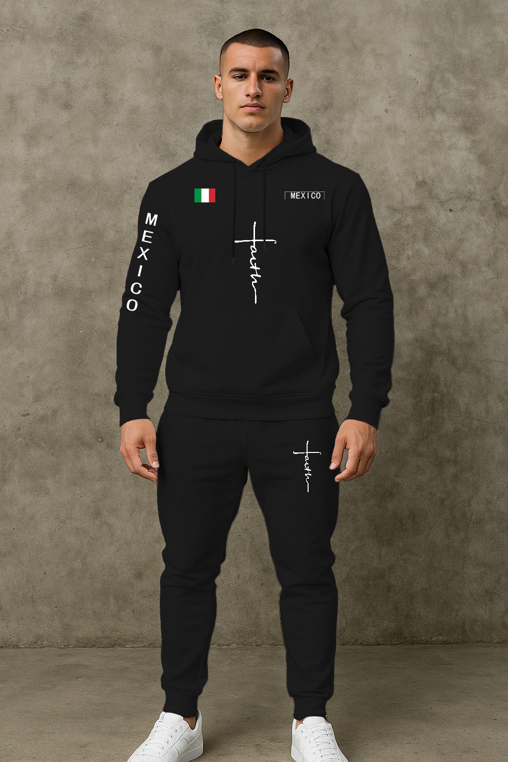 Herren Sport Hoodie und Jogginghose Set Aliams