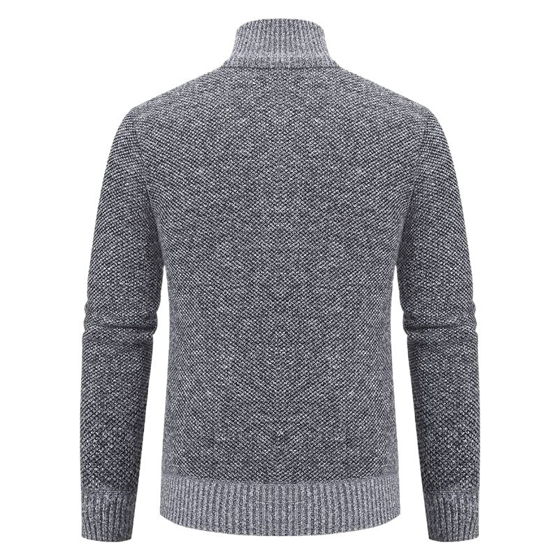 Herren Strickjacke mit modernen geometrischen Mustern Aliams