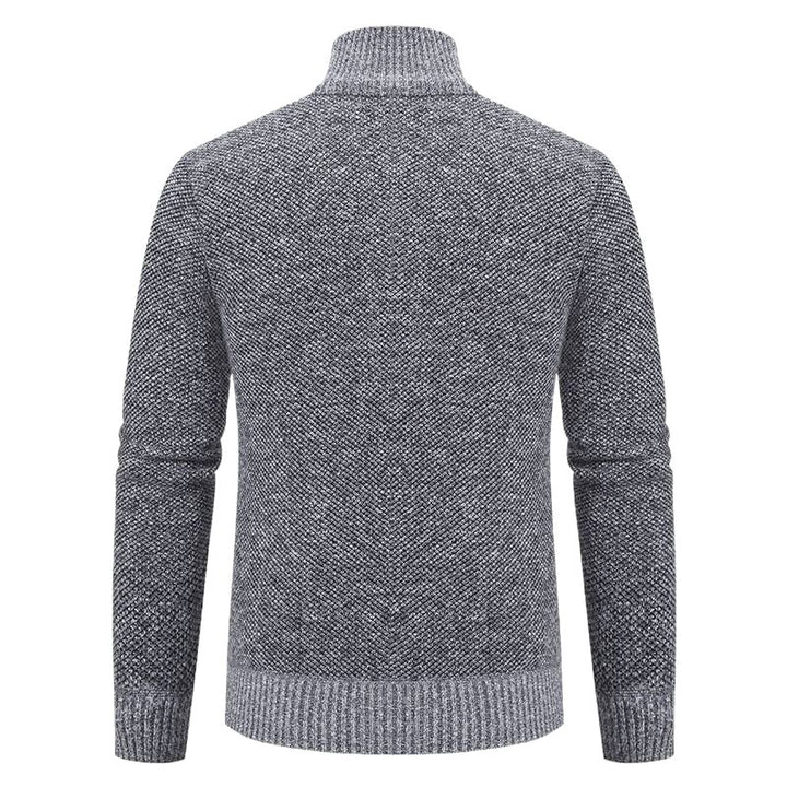 Herren Strickjacke mit modernen geometrischen Mustern Aliams