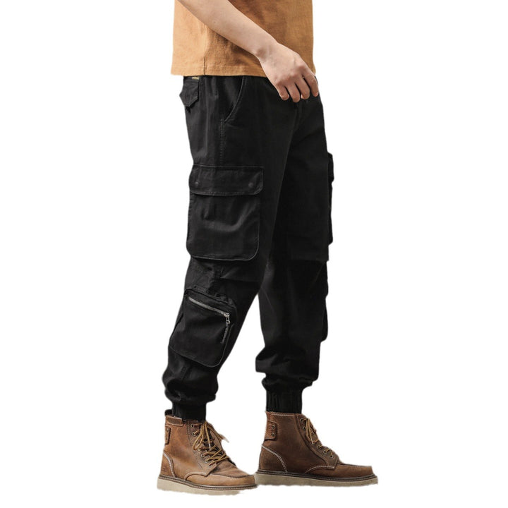 Herren Cargo-Hose mit multifunktionalen Taschen und elastischem Bund Aliams 1758210560