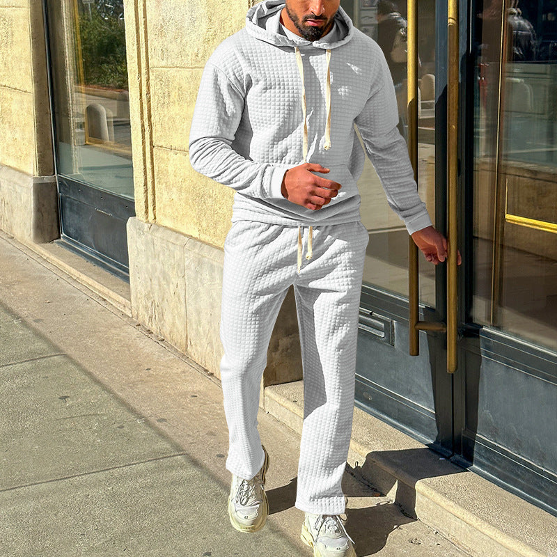 Herren Freizeitanzug mit praktischen Kängurutaschen und elastischem Bund Aliams