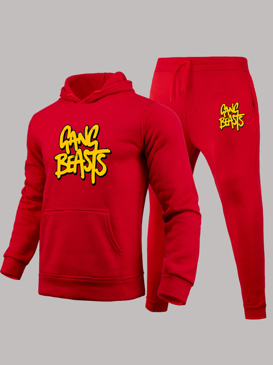 Herren Trainingsanzug mit auffälligem Grafikdruck Aliams