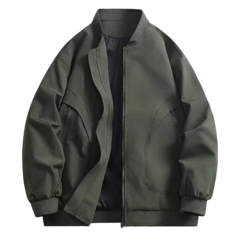 Unisex sportliche Steppjacke mit hochgeschloßener Kragen und praktischen Taschen Aliams