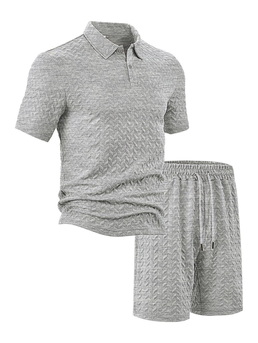 Herren Freizeit Polo und Shorts Set Aliams