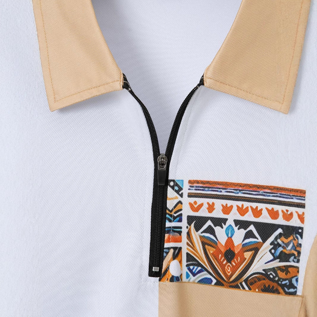 Herren Freizeit-Set mit modernem Grafikdesign und elastischem Bund Aliams