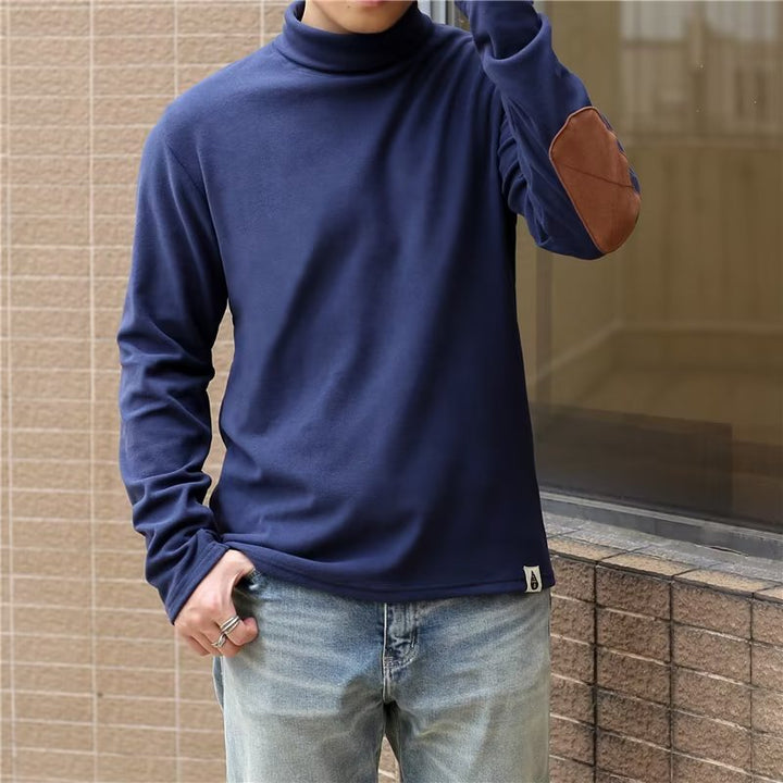 Herren Hochkragenpullover aus weichem Material Aliams