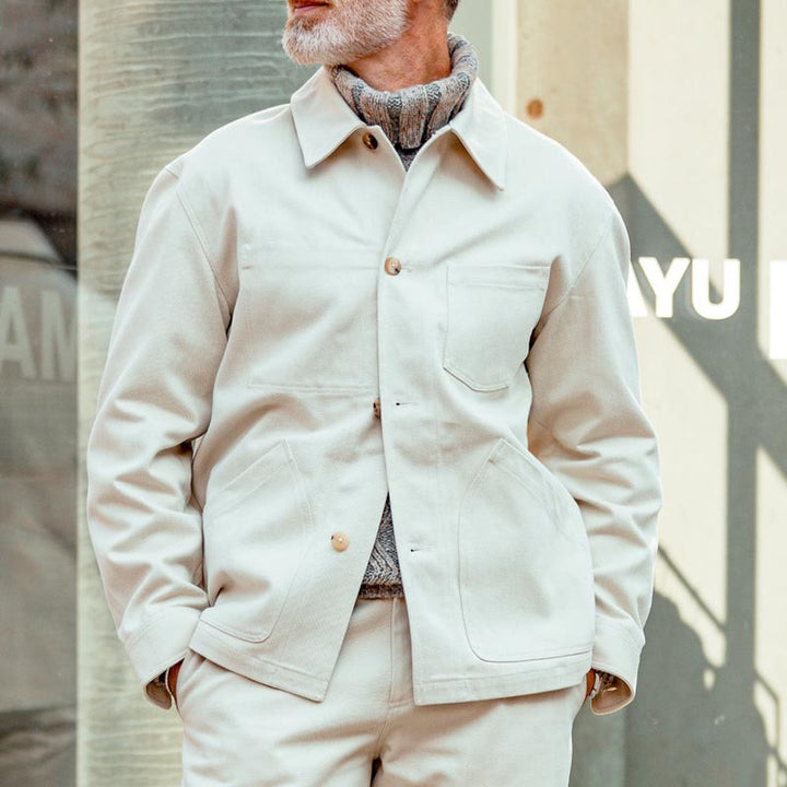 Herren Arbeitsjacke mit praktischen Taschen und robustem Stoff Aliams