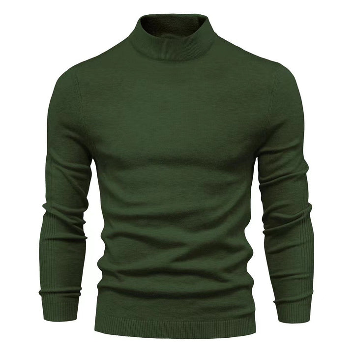 Herren stilvoller Rollkragenpullover aus weicher Merinowolle Aliams