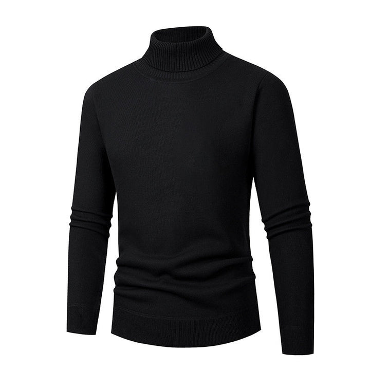 Herren eleganter Rollkragenpullover aus hochwertigem Material Aliams