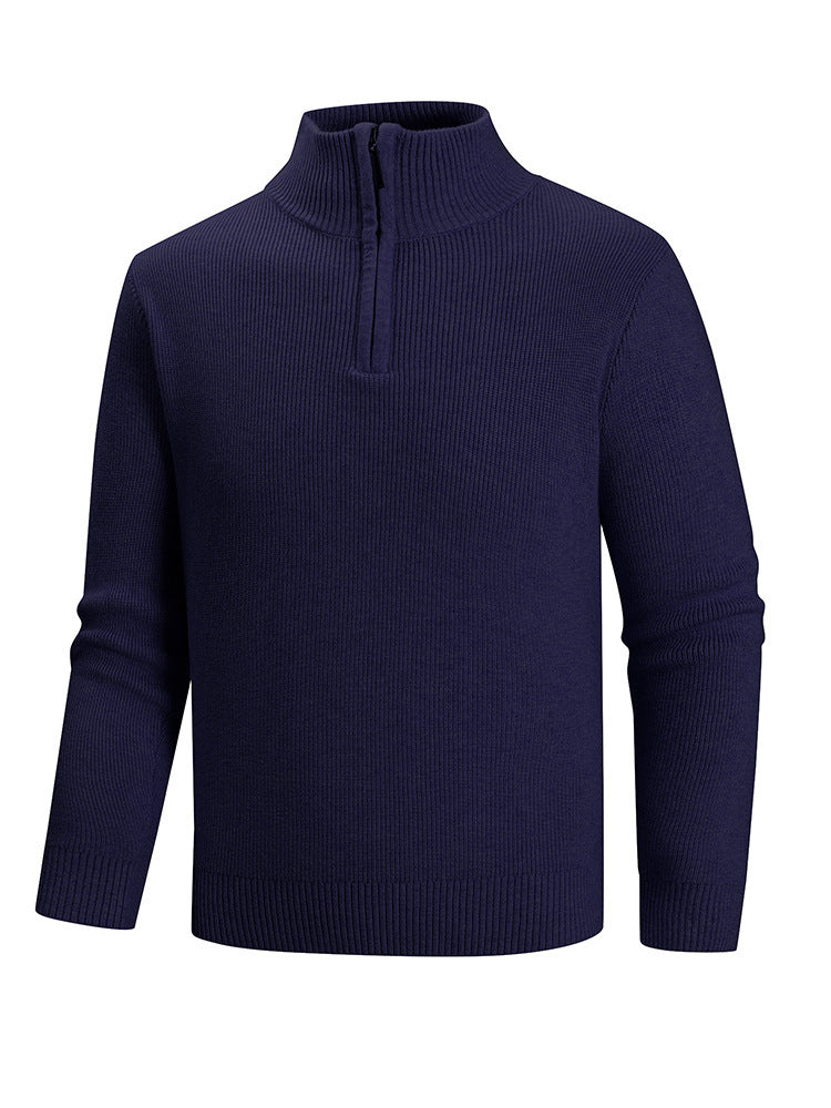 Herren Strickpullover mit hohem Kragen Aliams