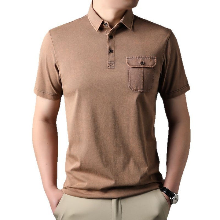 Herren Poloshirt mit praktischer Brusttasche und hochwertigem Baumwollmix Aliams