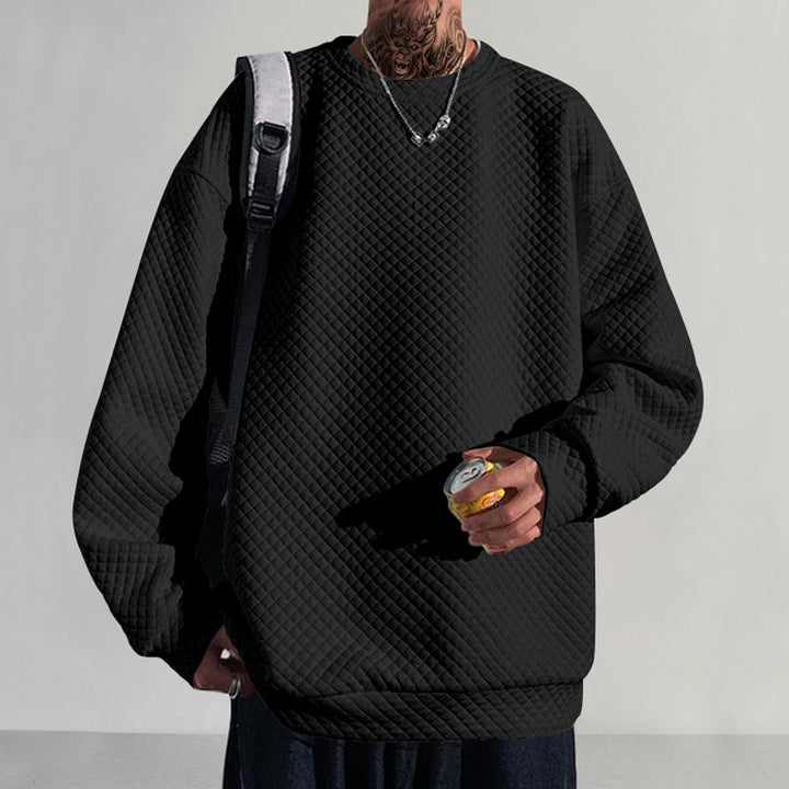 Herren Urbaner Sweatshirt mit strukturiertem Design und lässiger Passform Aliams