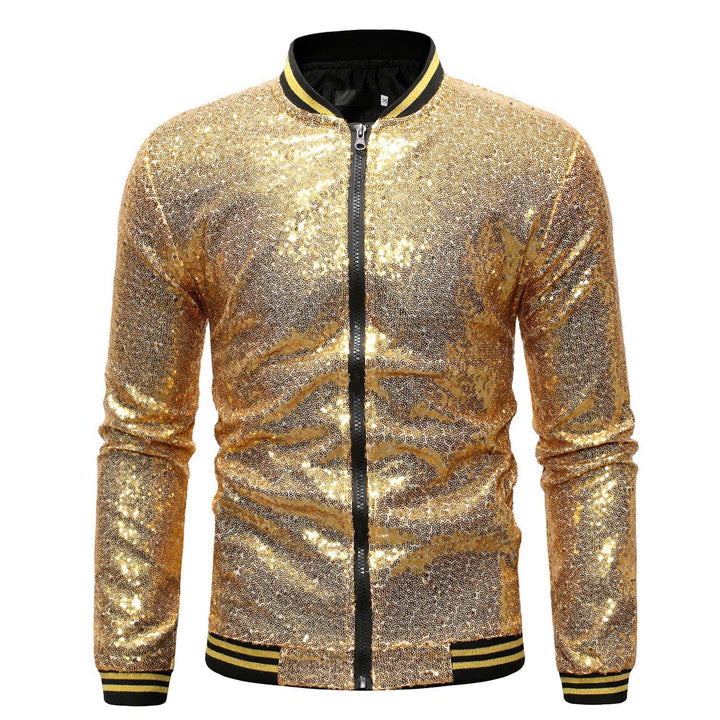 Herren Sportlicher Funktionsblazer mit Pailletten Aliams