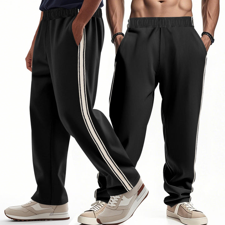 Herren Sportliche Sweatpants mit seitlichen Streifen Aliams