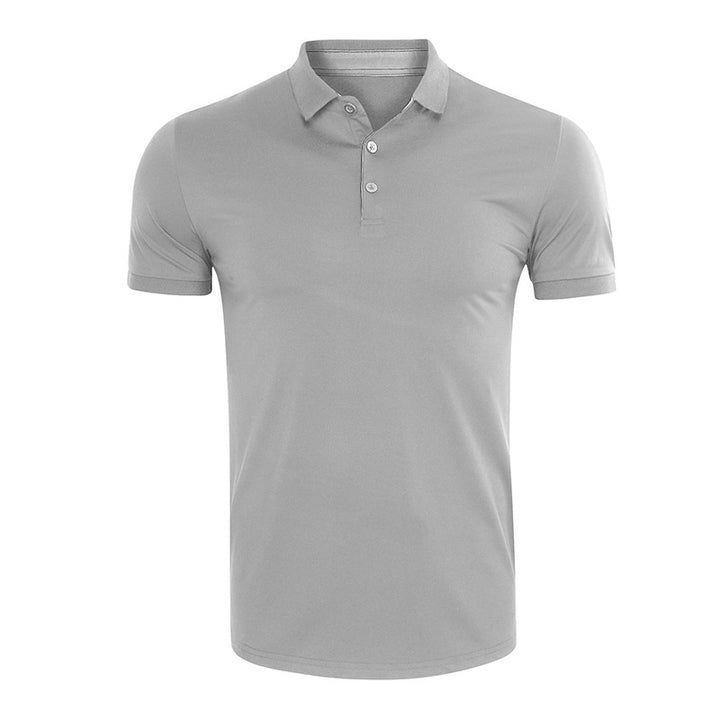 Herren Freizeit Polohemd aus atmungsaktivem Funktionsmaterial mit modernem Kragen Aliams