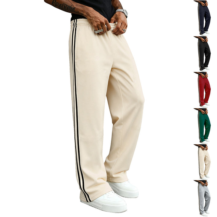 Herren Sportliche Freizeithose mit seitlichen Streifen Aliams